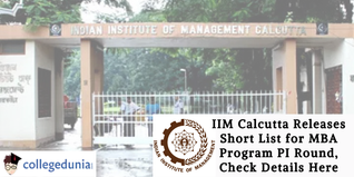 IIM Calcutta Releases Short List for MBA Program PI Round, Check Details Here